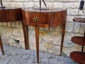 Vintažinės mid century raudonmedžio konsolės - nuotraukos Nr. 4