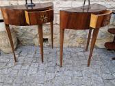 Vintažinės mid century raudonmedžio konsolės - nuotraukos Nr. 8