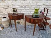 Vintažinės mid century raudonmedžio konsolės - nuotraukos Nr. 20