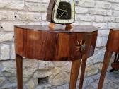 Vintažinės mid century raudonmedžio konsolės - nuotraukos Nr. 25