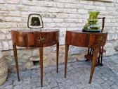 Vintažinės mid century raudonmedžio konsolės - nuotraukos Nr. 29