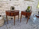Vintažinės mid century raudonmedžio konsolės - nuotraukos Nr. 30