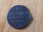 Rusija 1798 1 kapeika