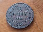 Suomija - Rusija 1865 10 peni