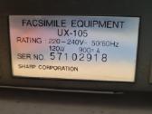 Telef/ Faksas Sharp Ux-105 - nuotraukos Nr. 4