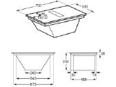 Aeg 6000 Combohob Nch74b01cb 70cm - nuotraukos Nr. 17
