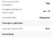 Pakabinamas šviestuvas 2 lempučių. - nuotraukos Nr. 8