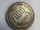 Turkija 100 kurušų, 1934 sidabras - nuotraukos Nr. 2