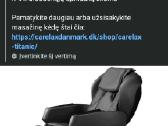Carelax Titanic 3D masažinis krėslas (juodas) - nuotraukos Nr. 5