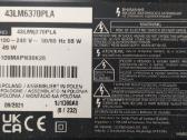 LG 43lm6370pla ant dalių