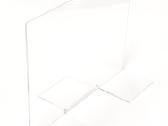 Skaidrus 4mm organinio stiklo skirtukas - nuotraukos Nr. 2