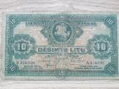 1927 metų 10 litų banknotas