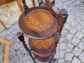 Vintažinė Art Nouveau lentyna/ stovas - nuotraukos Nr. 26