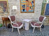 Vintažinės Boho st. autorinės kėdės su staliuku - nuotraukos Nr. 5