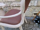 Vintažinės Boho st. autorinės kėdės su staliuku - nuotraukos Nr. 6