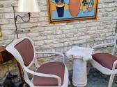 Vintažinės Boho st. autorinės kėdės su staliuku - nuotraukos Nr. 7