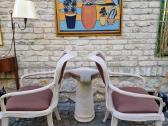 Vintažinės Boho st. autorinės kėdės su staliuku - nuotraukos Nr. 26