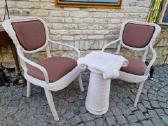 Vintažinės Boho st. autorinės kėdės su staliuku - nuotraukos Nr. 30