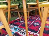 Vintažinis mid century riešutmedž. kavos staliukas - nuotraukos Nr. 10
