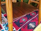 Vintažinis mid century riešutmedž. kavos staliukas - nuotraukos Nr. 11