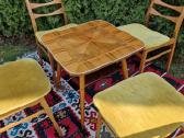 Vintažinis mid century riešutmedž. kavos staliukas - nuotraukos Nr. 16