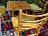 Vintažinis mid century riešutmedž. kavos staliukas - nuotraukos Nr. 24
