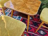 Vintažinis mid century riešutmedž. kavos staliukas - nuotraukos Nr. 27
