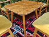 Vintažinis mid century riešutmedž. kavos staliukas - nuotraukos Nr. 35