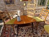 Vintažinis mid century tikmedžio kavos staliukas - nuotraukos Nr. 15