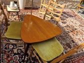 Vintažinis mid century tikmedžio kavos staliukas - nuotraukos Nr. 28