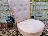 Vintažinis mid century buduaro fotelis - nuotraukos Nr. 18
