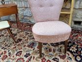 Vintažinis mid century buduaro fotelis - nuotraukos Nr. 19