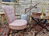 Vintažinis mid century buduaro fotelis - nuotraukos Nr. 31