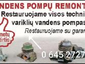 Restauruojame vandens pompas beveik Visų Tipų vari - nuotraukos Nr. 9