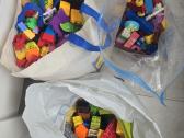 Lego kaladėlės su pagrindo plokštemis