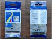 Tzc ženklinimo juostos kasetė /lipni juostelė 12mm