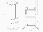 Hisense French Door mod: Rf632n4afc1 - nuotraukos Nr. 24
