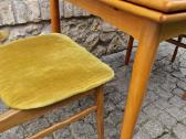 Vintažinis mid century tikmedžio valgomojo stalas - nuotraukos Nr. 10