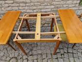 Vintažinis mid century tikmedžio valgomojo stalas - nuotraukos Nr. 23