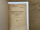 Kazys Bizauskas ,Literatūros teorija “ 1922 m - nuotraukos Nr. 2