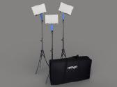 Ledgo LG-b560c, 3x stovais ir 3x ac adapteriais