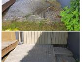 Trinkelių,terasų,fasadų, kietų paviršių plovimas - nuotraukos Nr. 33