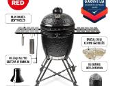 Akcija! Kamado Get Red 22/56cm kepsninė - nuotraukos Nr. 2