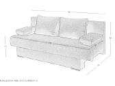 Sofa lova Melanie - gera kaina, gera kokybė - nuotraukos Nr. 6