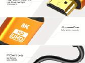 Aukštos kokybės Hdmi 2.1 laidai 4k 120hz 3m – nauj - nuotraukos Nr. 5
