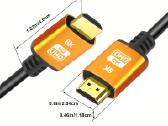 Aukštos kokybės Hdmi 2.1 laidai 4k 120hz 3m – nauj - nuotraukos Nr. 8