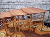 Vintažiniai mid century tikmedžio staliukai - nuotraukos Nr. 8