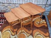 Vintažiniai mid century tikmedžio staliukai - nuotraukos Nr. 10