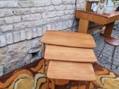 Vintažiniai mid century tikmedžio staliukai - nuotraukos Nr. 14