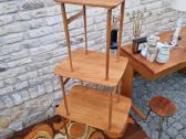 Vintažiniai mid century tikmedžio staliukai - nuotraukos Nr. 23